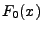 $ F_0(x)$
