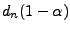 $ d_n(1-\alpha)$